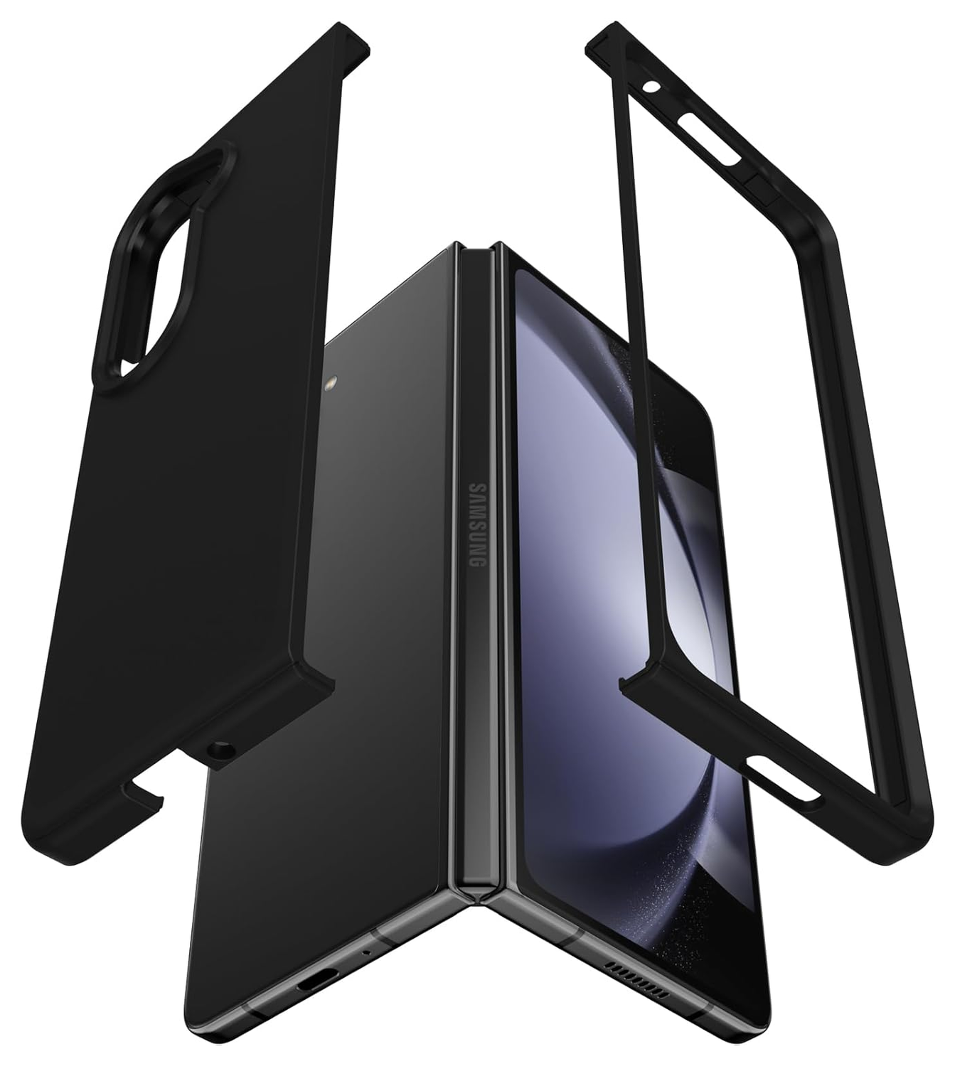 OtterBox Thin Flex Samsung Galaxy Z Fold 5 Hoesje Zwart afbeelding 2