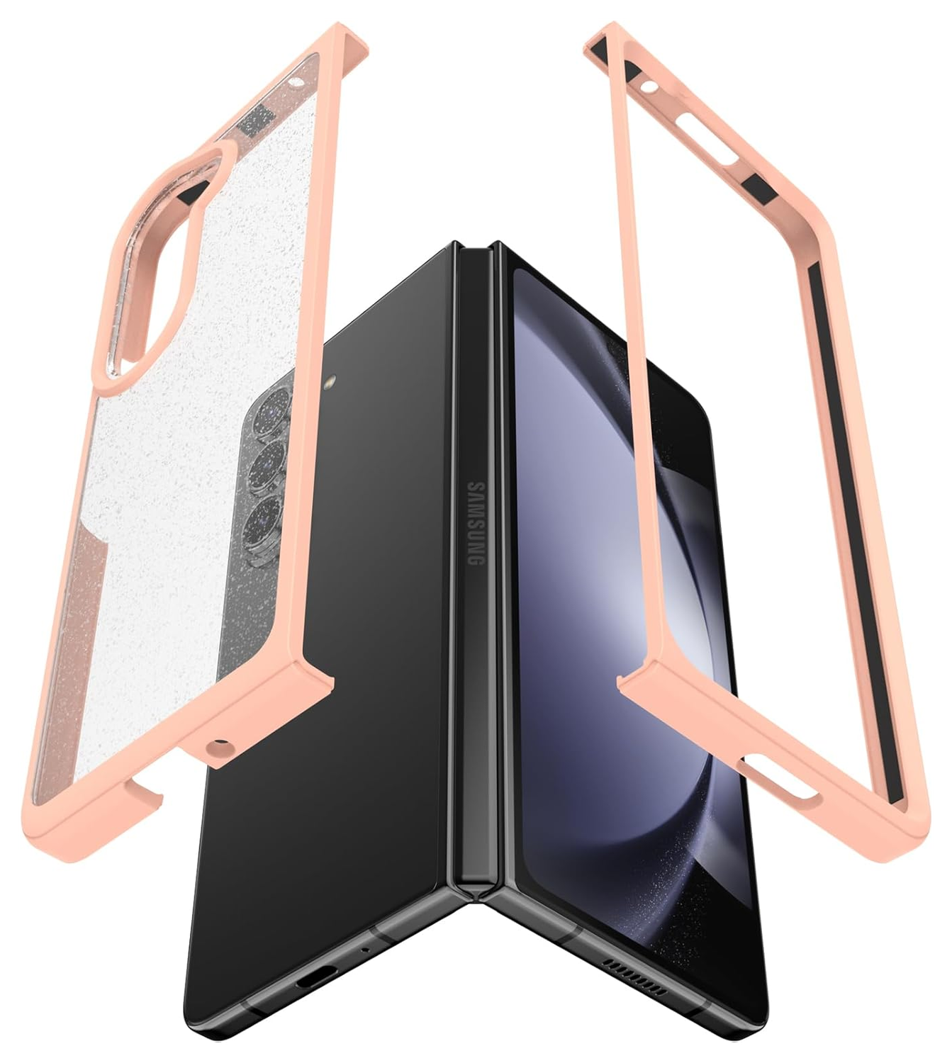 OtterBox Thin Flex Samsung Galaxy Z Fold 5 Hoesje Peach afbeelding 2