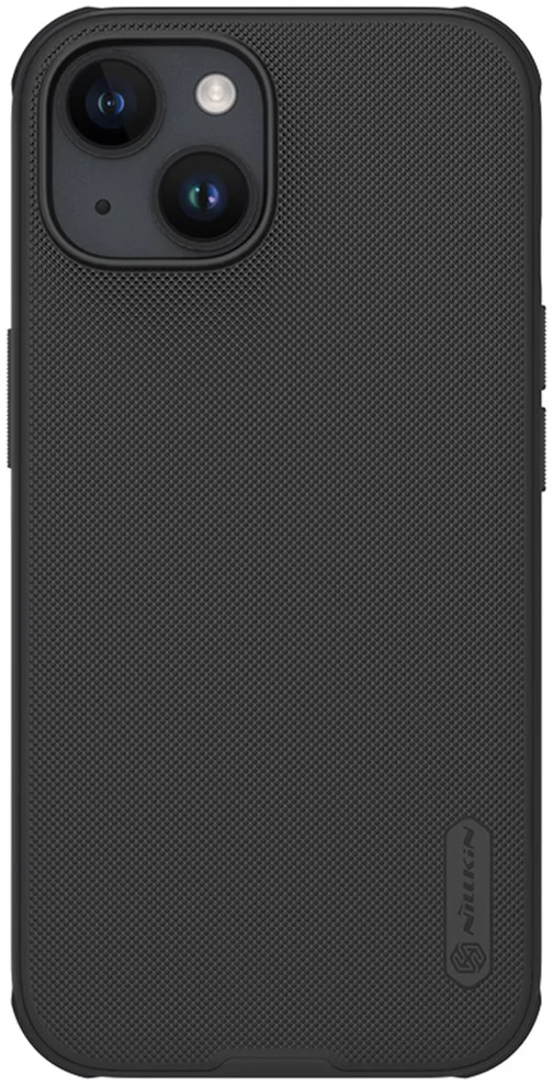 Nillkin Super Frosted Shield Apple iPhone 15 Hoesje Back Cover Zwart afbeelding 2