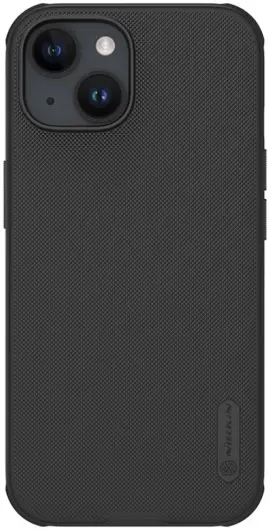 Nillkin Super Frosted Shield Apple iPhone 15 Hoesje Back Cover Zwart afbeelding 2