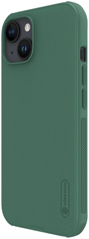 Nillkin Super Frosted Shield Apple iPhone 15 Hoesje Back Cover Groen afbeelding 1