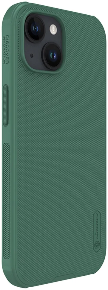 Nillkin Super Frosted Shield Apple iPhone 15 Hoesje Back Cover Groen afbeelding 7