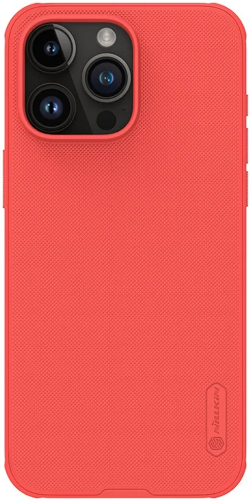 Nillkin Super Frosted Shield Apple iPhone 15 Pro Hoesje Rood afbeelding 1