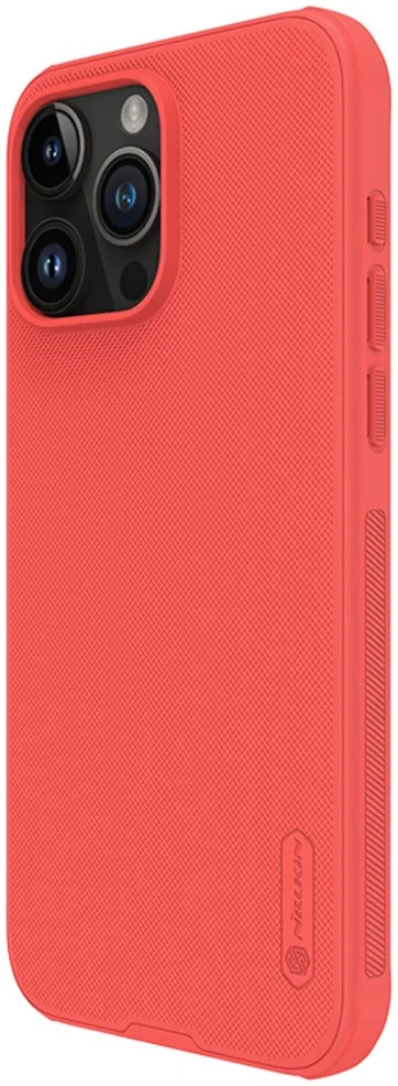 Nillkin Super Frosted Shield Apple iPhone 15 Pro Hoesje Rood afbeelding 8