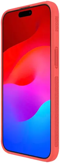 Nillkin Super Frosted Shield Apple iPhone 15 Pro Hoesje Rood afbeelding 9