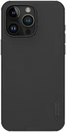 Nillkin Super Frosted Shield Apple iPhone 15 Pro Max Hoesje Zwart