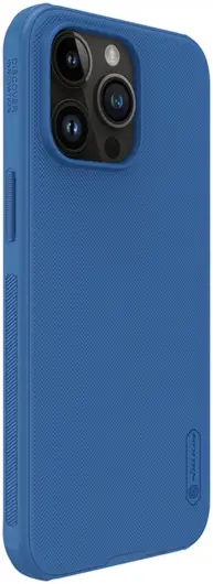 Nillkin Super Frosted Shield Apple iPhone 15 Pro Max Hoesje Blauw afbeelding 5