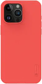 Nillkin Super Frosted Shield Apple iPhone 15 Pro Max Hoesje Rood