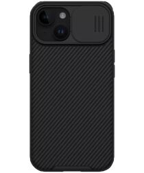 Nillkin CamShield Apple iPhone 15 Hoesje met Camera Slider Zwart