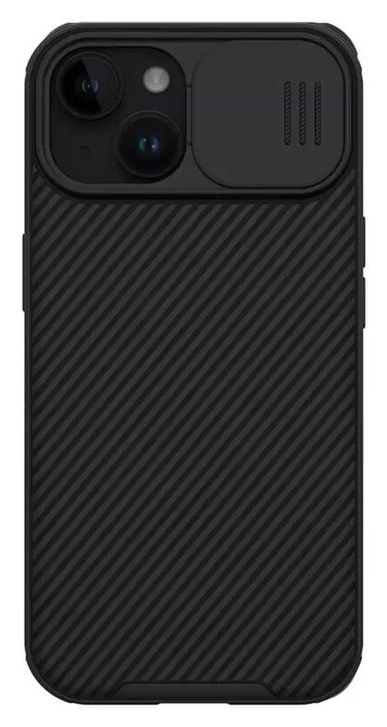 Nillkin CamShield Apple iPhone 15 Hoesje met Camera Slider Zwart afbeelding 1