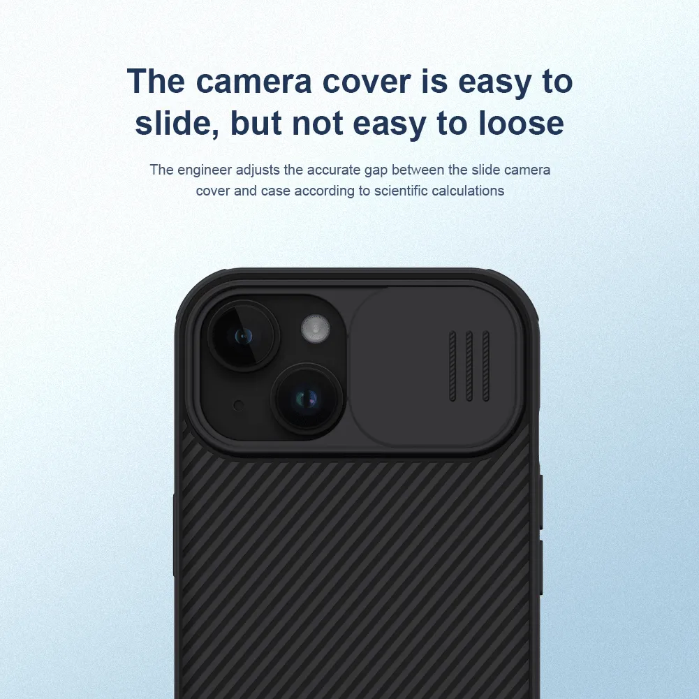 Nillkin CamShield Apple iPhone 15 Pro Hoesje met Camera Slider Zwart afbeelding 4