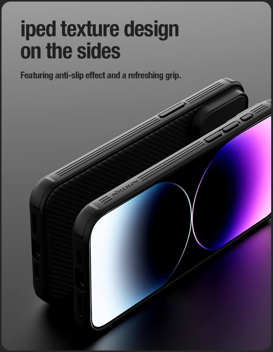 Nillkin CamShield Apple iPhone 15 Pro Max Hoesje Camera Slider Blauw afbeelding 9