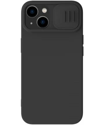 Nillkin CamShield Apple iPhone 15 Hoesje Siliconen Camera Slider Zwart Hoesjes