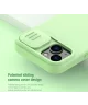 Nillkin CamShield iPhone 15 Plus Hoesje Siliconen Camera Slider Paars