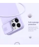 Nillkin CamShield Siliconen iPhone 15 Pro Hoesje Camera Slider Purple