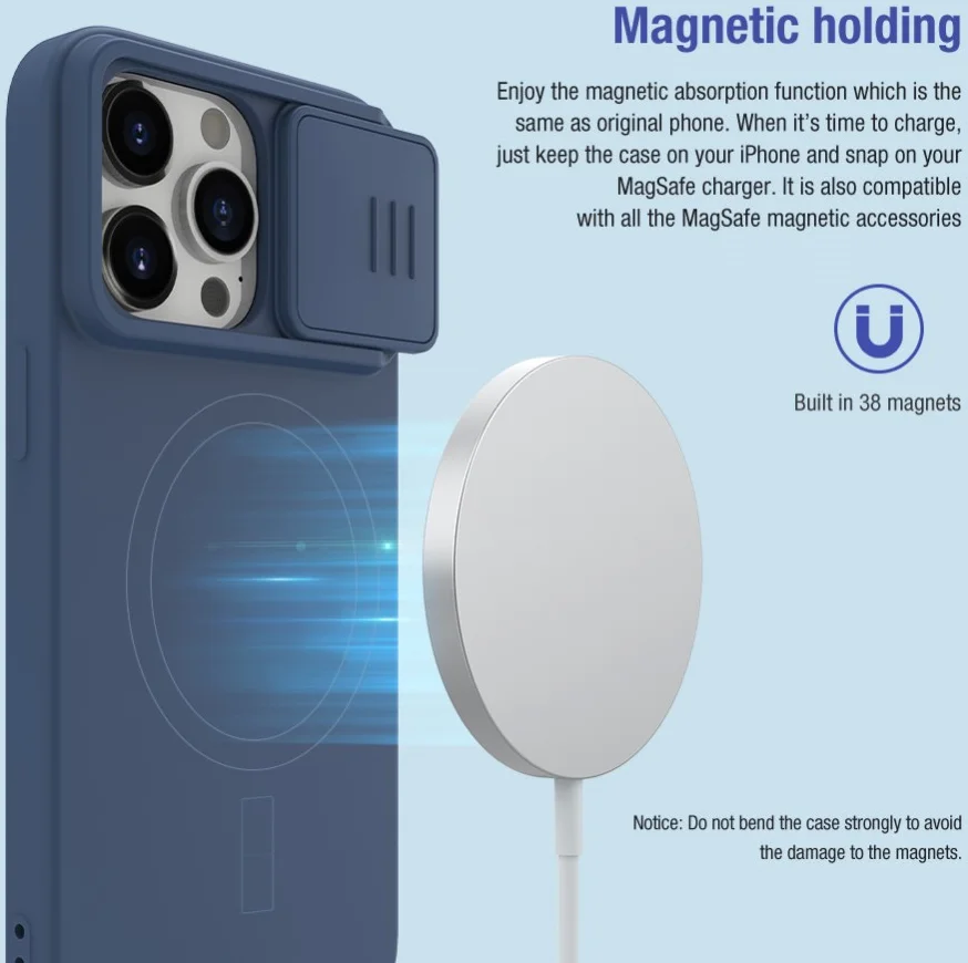 Nillkin CamShield Siliconen iPhone 15 Pro Hoesje Camera Slider Groen afbeelding 4