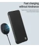 Nillkin CamShield Siliconen iPhone 15 Pro Max Hoesje met Slider Blue