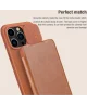 Nillkin Qin Pro iPhone 15 Pro Hoesje Book Case met Camera Slider Rood