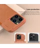 Nillkin Qin Pro iPhone 15 Pro Max Hoesje Book Case Camera Slider Zwart