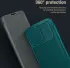 Nillkin Qin Cloth iPhone 15 Pro Hoesje Book Case Camera Slider Blauw afbeelding 4