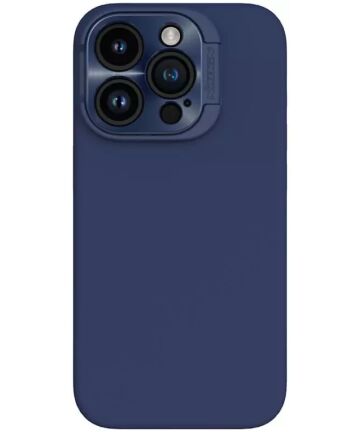 Nillkin Lens Wing Apple iPhone 15 Pro Hoesje Siliconen MagSafe Blauw Hoesjes