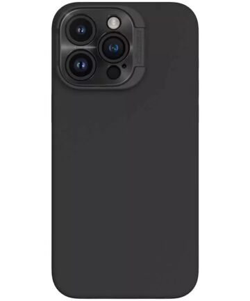 Nillkin Lens Wing iPhone 15 Pro Max Hoesje Siliconen met MagSafe Zwart Hoesjes