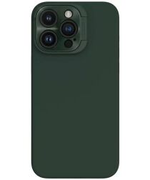 Nillkin Lens Wing iPhone 15 Pro Max Hoesje Siliconen met MagSafe Groen