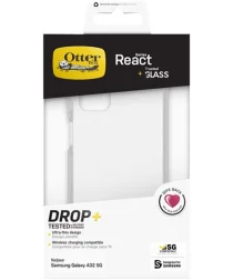 OtterBox React Samsung A32 5G Hoesje Transparant + Screen Protector