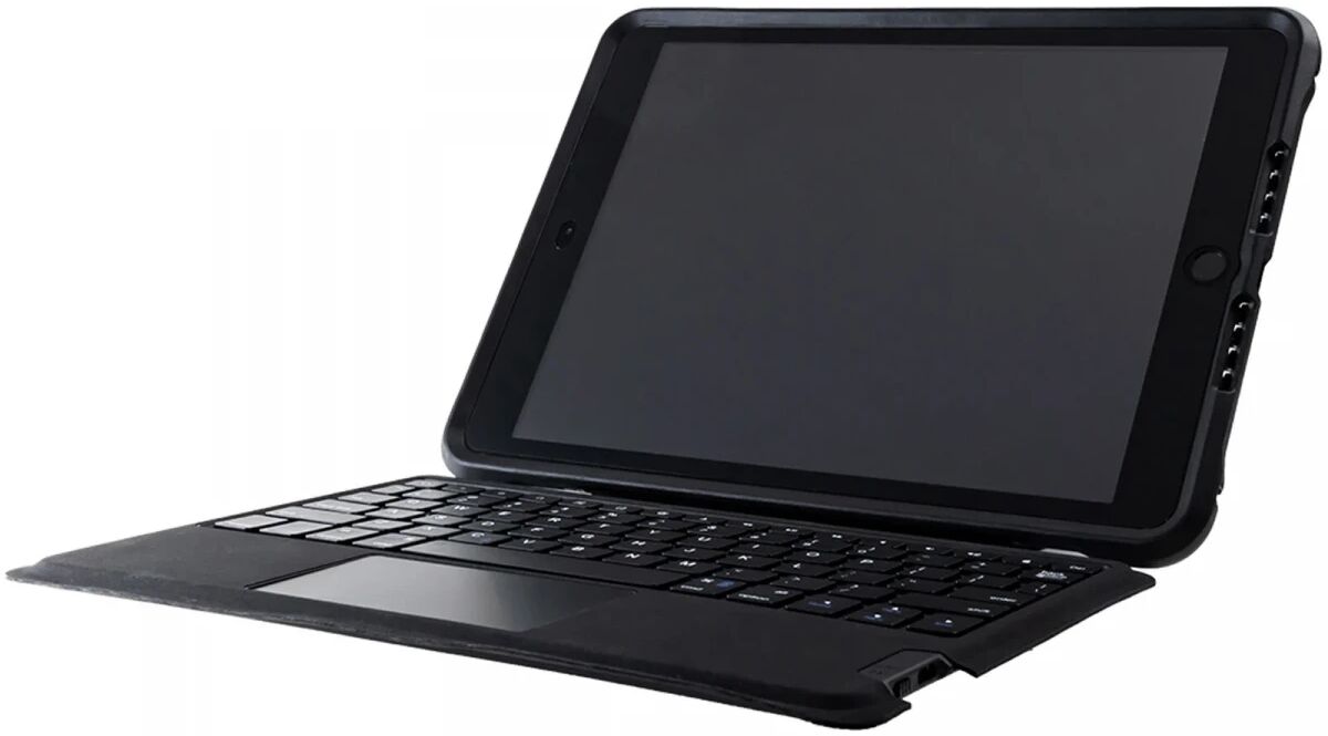 OtterBox Unlimited iPad 10.2 (7e/8e/9e) AZERTY Toetsenbord Hoes Zwart afbeelding 1
