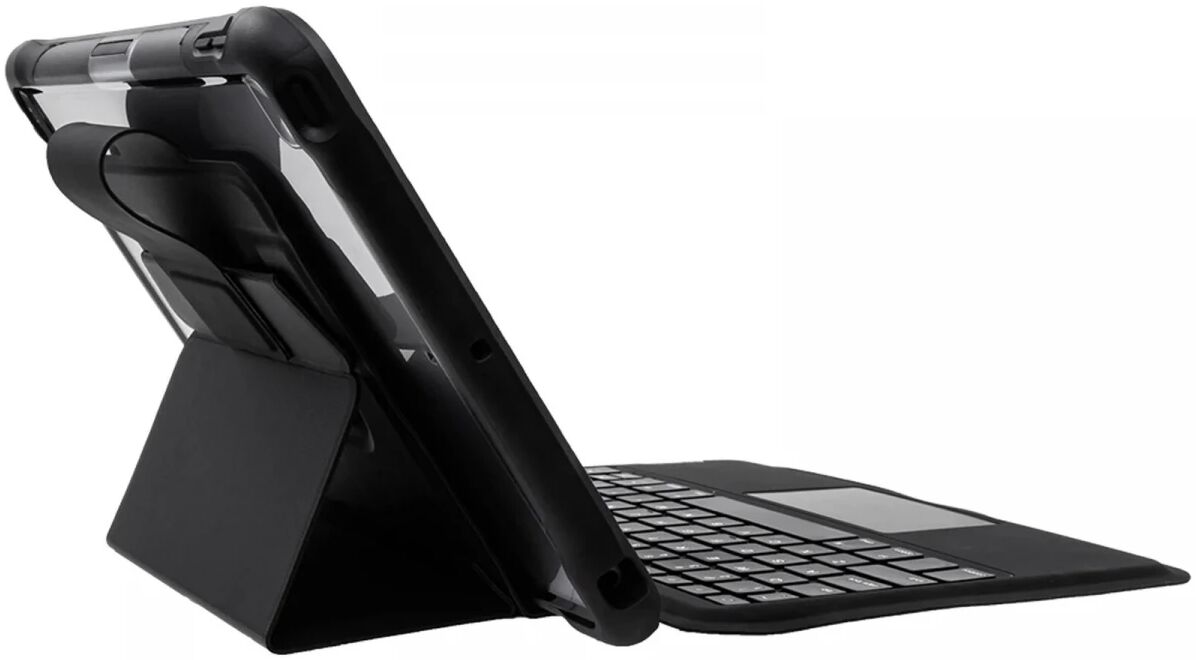 OtterBox Unlimited iPad 10.2 (7e/8e/9e) AZERTY Toetsenbord Hoes Zwart afbeelding 5