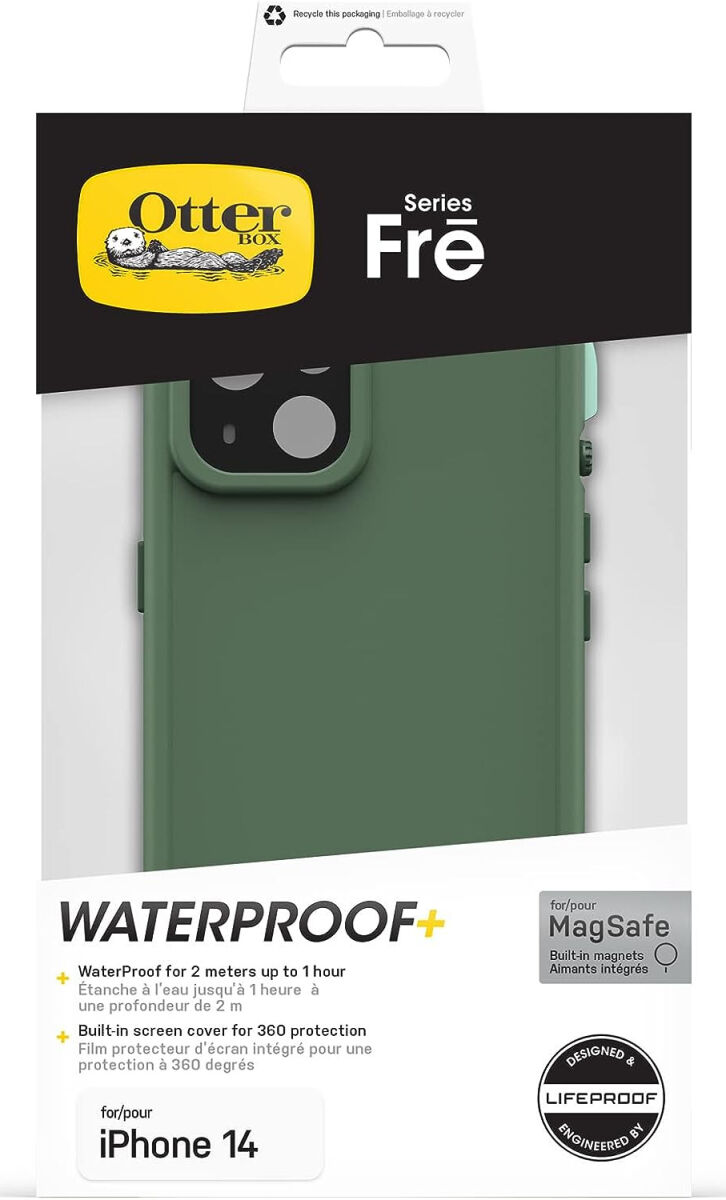 OtterBox Fre MagSafe Apple iPhone 14 Hoesje Waterdicht Groen afbeelding 5