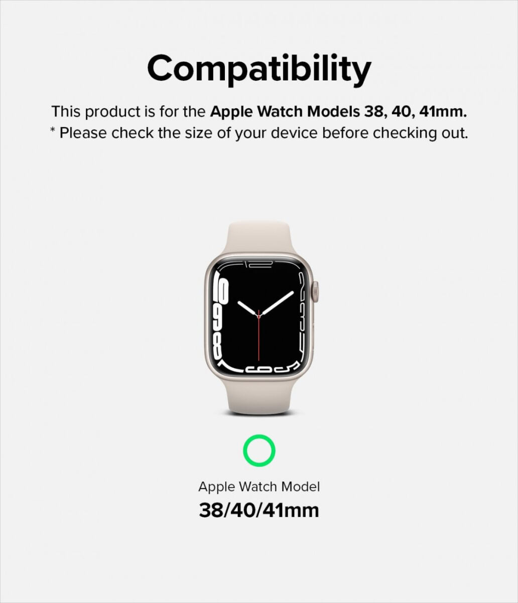 Ringke Sports Air Loop - Apple Watch Bandje - 1-10/SE - 42/41/40/38MM - Creme afbeelding 5