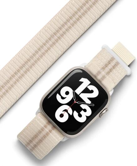 Ringke Sports Air Loop - Apple Watch Bandje - 1-10/SE - 42/41/40/38MM - Creme afbeelding 1