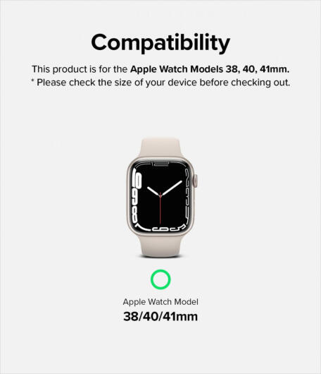 Ringke Sports Air Loop - Apple Watch Bandje - 1-10/SE - 42/41/40/38MM - Creme afbeelding 5