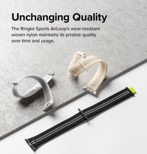Ringke Sports Air Loop - Apple Watch Bandje - 1-10/SE - 42/41/40/38MM - Creme afbeelding 7
