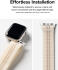 Ringke Sports Air Loop - Apple Watch Bandje - 1-10/SE - 42/41/40/38MM - Creme afbeelding 8