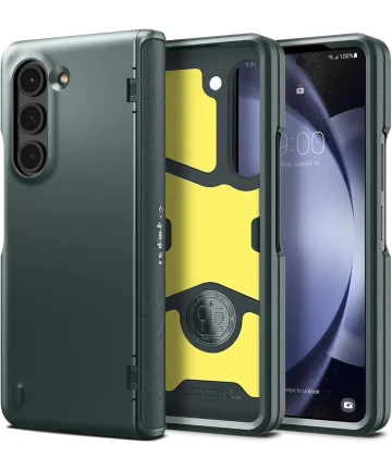 Spigen Slim Armor Pro Samsung Galaxy Z Fold 5 Hoesje Groen Hoesjes