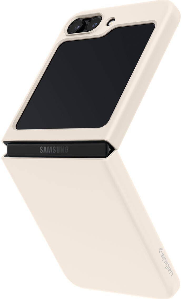 Spigen Air Skin Samsung Galaxy Z Flip 5 Hoesje Back Cover Beige afbeelding 1