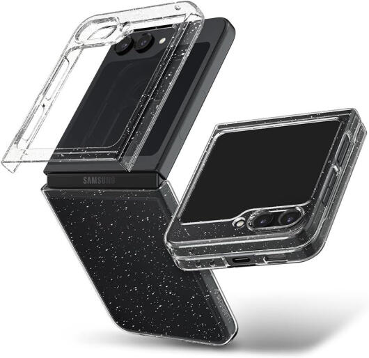 Spigen Air Skin Samsung Galaxy Z Flip 5 Hoesje Back Cover Glitter afbeelding 1
