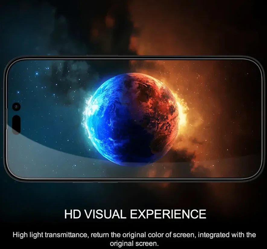 Nillkin iPhone 15 Pro Screen Protector Anti-Explosie Tempered Glass afbeelding 5