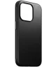Nomad Modern Leather iPhone 15 Pro Hoesje Echt Leer met MagSafe Zwart