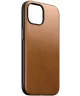 Nomad Modern Leather Apple iPhone 15 Hoesje MagSafe English Tan