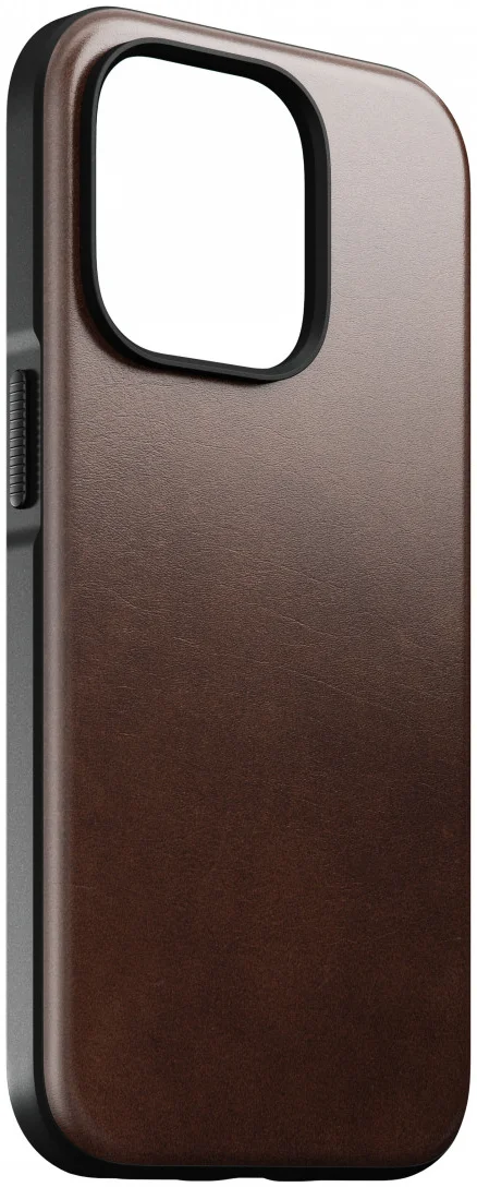 Nomad Modern Leather Apple iPhone 15 Pro Hoesje MagSafe English Tan afbeelding 5