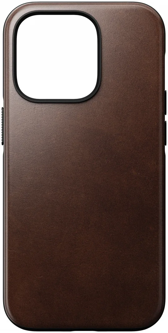 Nomad Modern Leather Apple iPhone 15 Pro Hoesje MagSafe English Tan afbeelding 7