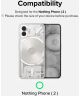 Ringke Fusion X Nothing Phone (2) Hoesje Back Cover Zwart