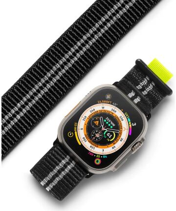 Ringke Sports - Apple Watch Bandje - 1-9/SE/Ultra 49MM/45MM/44MM/42MM - Zwart Bandjes