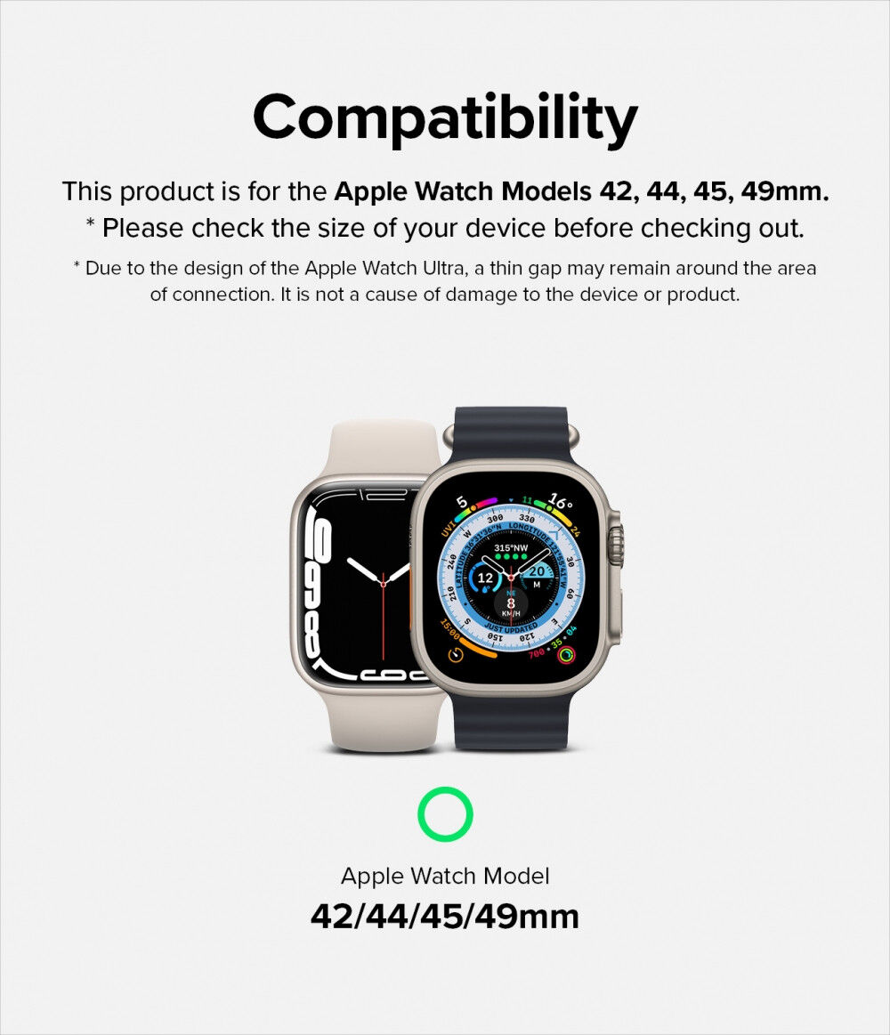 Ringke Sports Apple Watch Bandje - 1-10/SE/Ultra - 49/46/45/44/42MM - Wit afbeelding 11