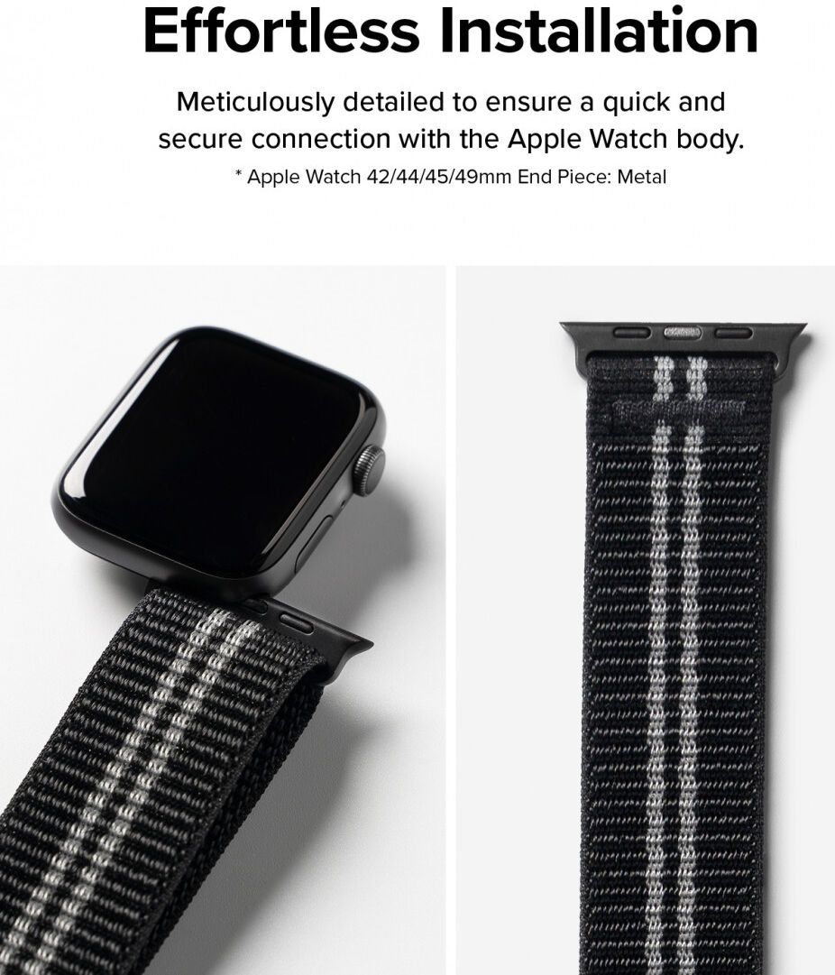 Ringke Sports Apple Watch Bandje - 1-10/SE/Ultra - 49/46/45/44/42MM - Wit afbeelding 8