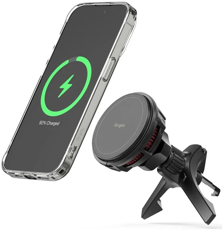 Ringke Peltier MagSafe Telefoonhouder Auto met Draadloos Laden 15W afbeelding 1