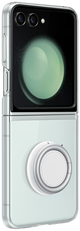 Origineel Samsung Z Flip 5 Starter Pack (Clear Gadget Case en Adapter) afbeelding 2